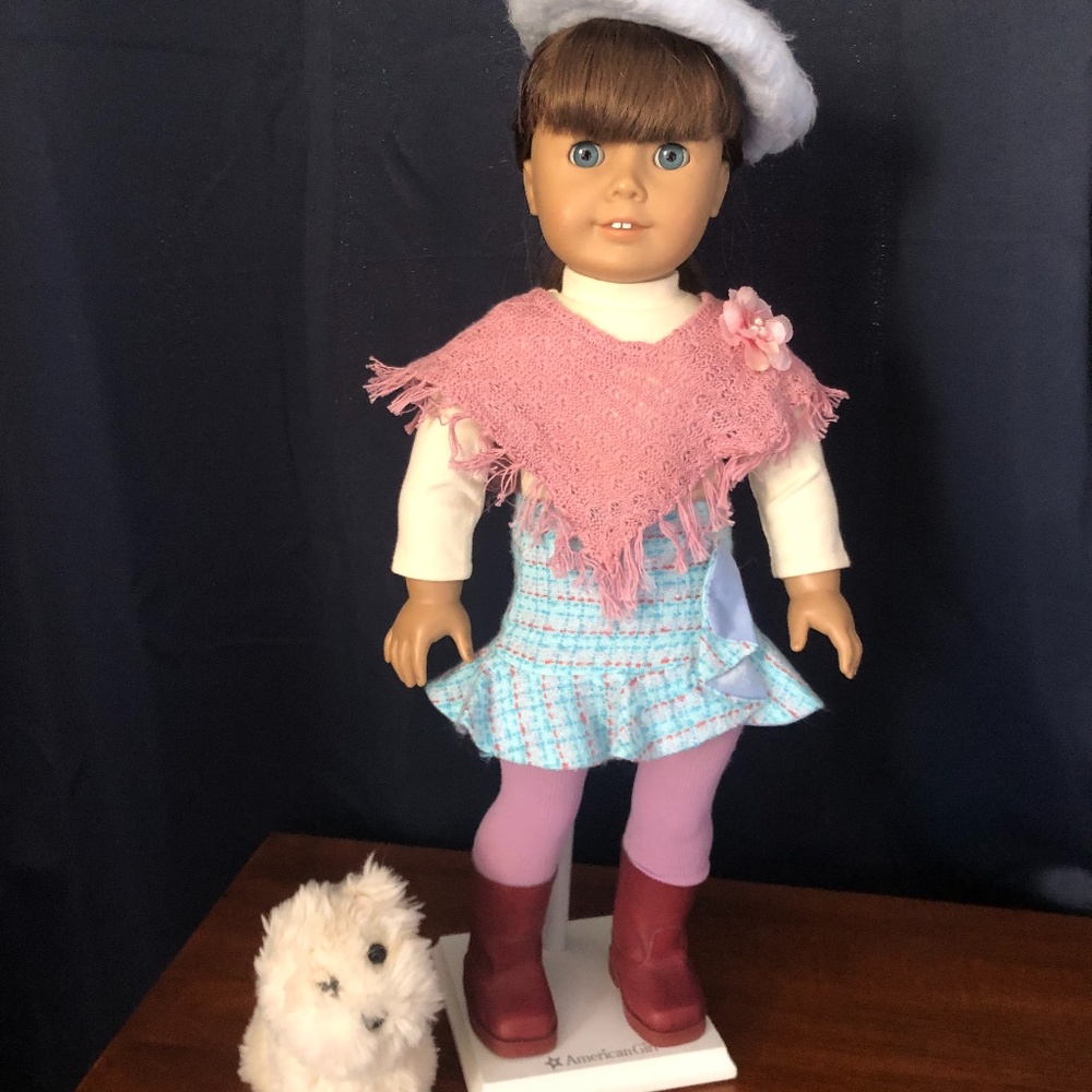American Girl Doll with Coconut the Dog